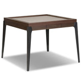 District Eight Mahjong Table, Smoked Oak by Four Hands-Furniture - Accent Tables-High Fashion Home