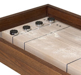 District Eight Large Shuffleboard Table, Smoked Oak by Four Hands-Furniture - Accent Tables-High Fashion Home
