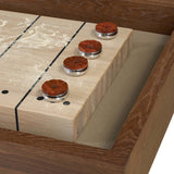 District Eight Large Shuffleboard Table, Smoked Oak by Four Hands-Furniture - Accent Tables-High Fashion Home