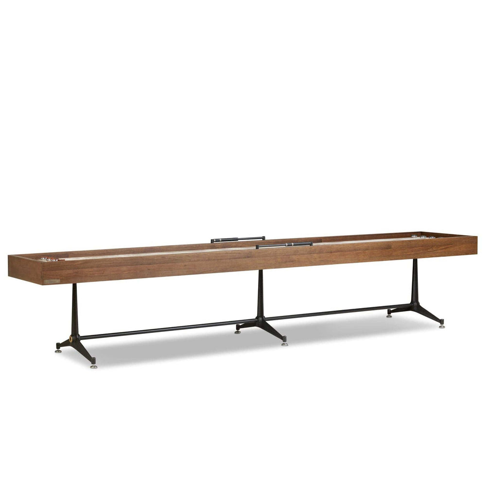 District Eight Large Shuffleboard Table, Smoked Oak by Four Hands-Furniture - Accent Tables-High Fashion Home