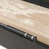 District Eight Small Shuffleboard Table, Black by Four Hands-Furniture - Accent Tables-High Fashion Home