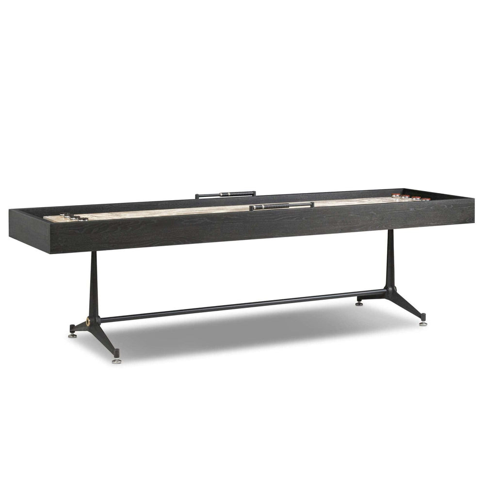 District Eight Small Shuffleboard Table, Black by Four Hands-Furniture - Accent Tables-High Fashion Home