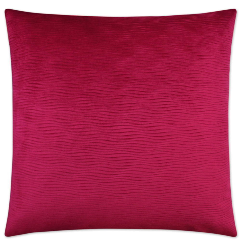 Stream 24" Pillow, Fuchsia, Set of 2