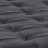Tufted Square Bench, Black