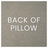Frayed 24" Pillow, Travertine, Set of 2