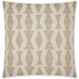 Bold Appeal 24" Pillow, Cream, Set of 2