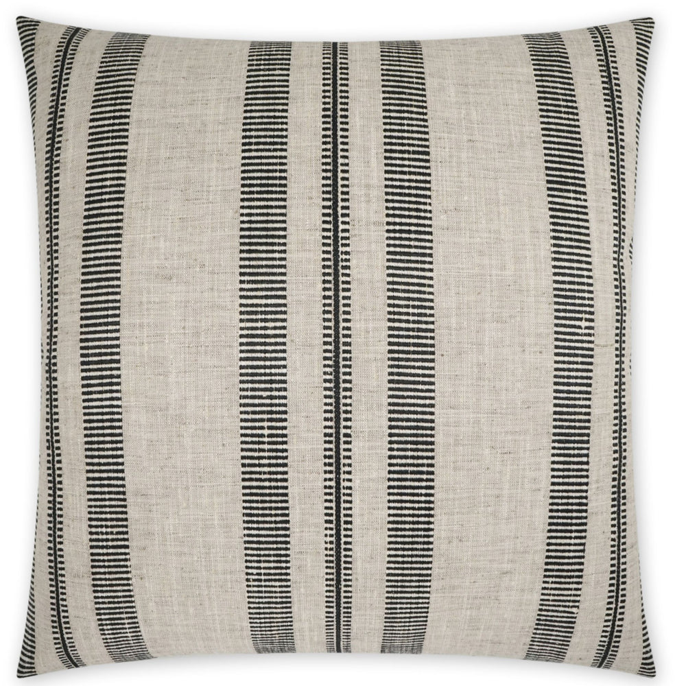 Double Issue 24" Pillow, Onyx, Set of 2
