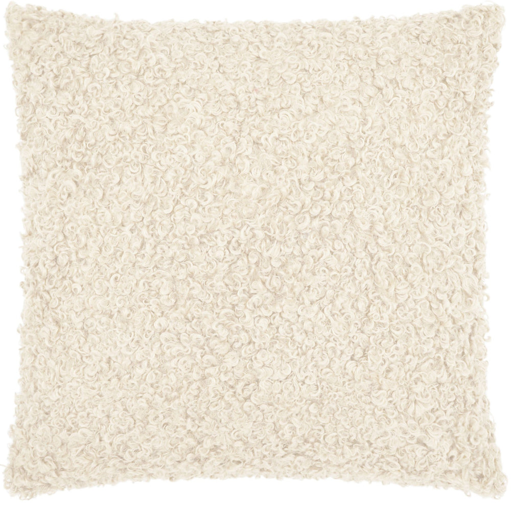 Lambsy 24" Pillow, Natural, Set of 2