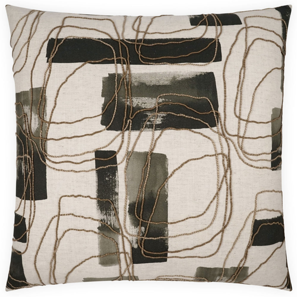 Freeform 24" Pillow, Ink, Set of 2