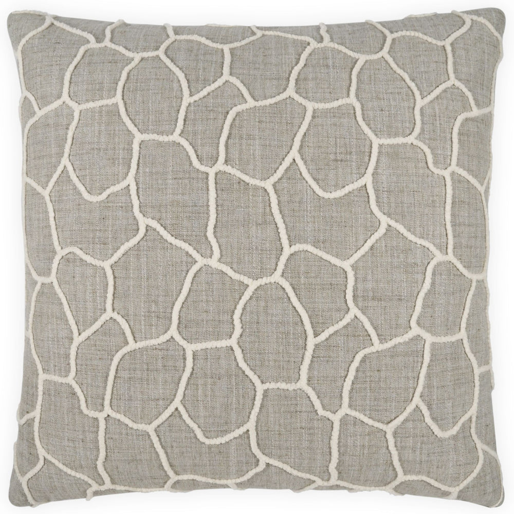 Alger 24" Pillow, Flax, Set of 2