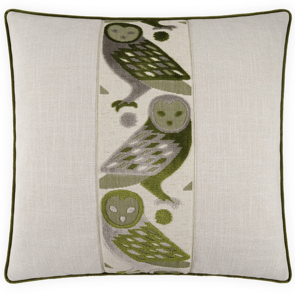 Otus 24" Pillow, Kiwi, Set of 2