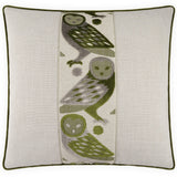 Otus 24" Pillow, Kiwi, Set of 2