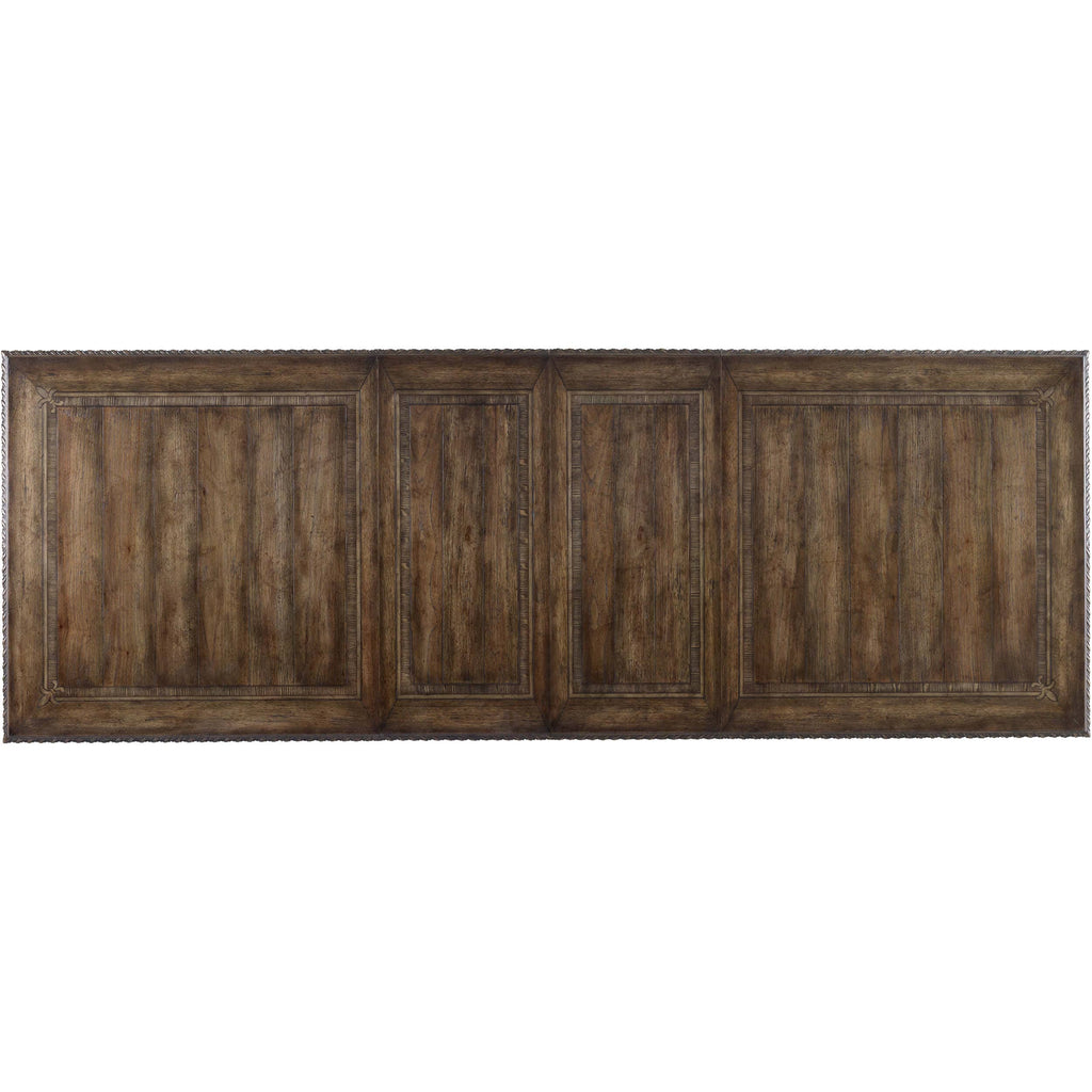 Rhapsody Rectangular Dining Table, Rustic Walnut – High Fashion Home