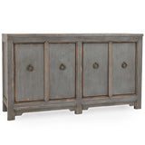 Amherst 4 Door Cabinet, Gray-Furniture - Storage-High Fashion Home