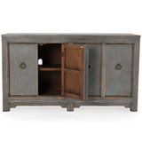 Amherst 4 Door Cabinet, Gray-Furniture - Storage-High Fashion Home
