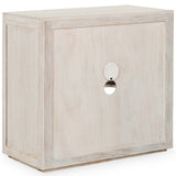 Bradley 2 Door Cabinet, White Wash-Furniture - Storage-High Fashion Home
