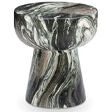 Merz Outdoor Round Stool, Green-Furniture - Outdoor-High Fashion Home