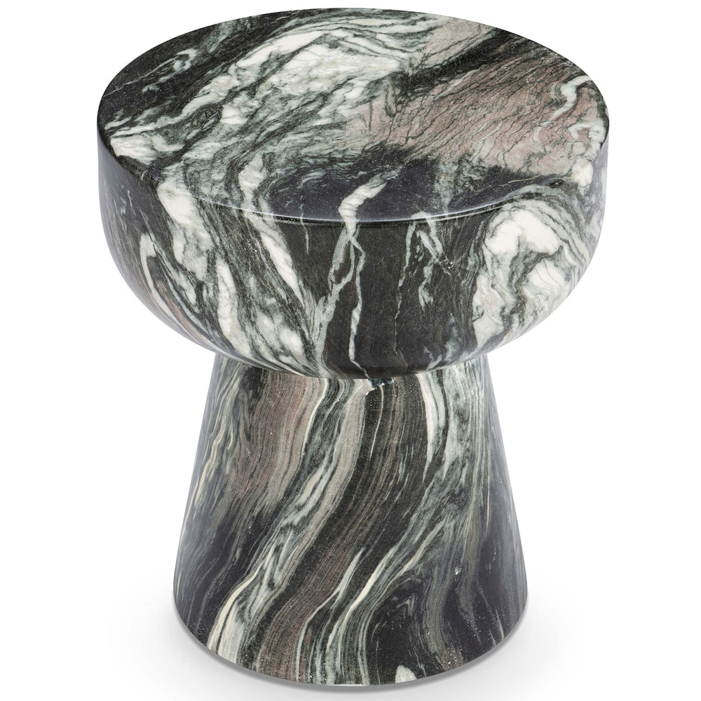 Merz Outdoor Round Stool, Green-Furniture - Outdoor-High Fashion Home