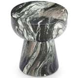 Merz Outdoor Round Stool, Green-Furniture - Outdoor-High Fashion Home