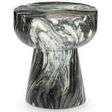 Merz Outdoor Round Stool, Green-Furniture - Outdoor-High Fashion Home