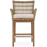 Valerie Outdoor Counter Stool, Natural-Furniture - Outdoor-High Fashion Home