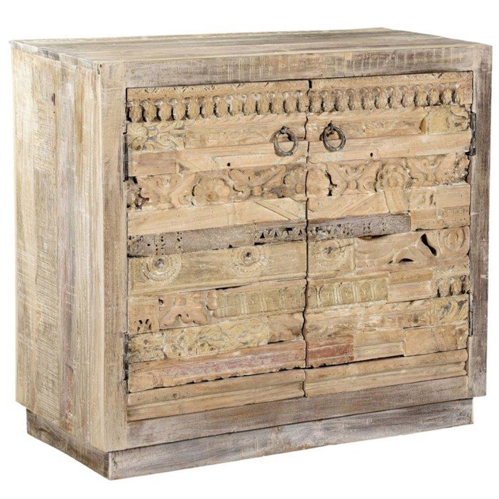 Alta 2 Door Cabinet, Butterwood Blend-Furniture - Storage-High Fashion Home