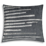 Adele Pillow, Grey/Silver-Accessories-High Fashion Home