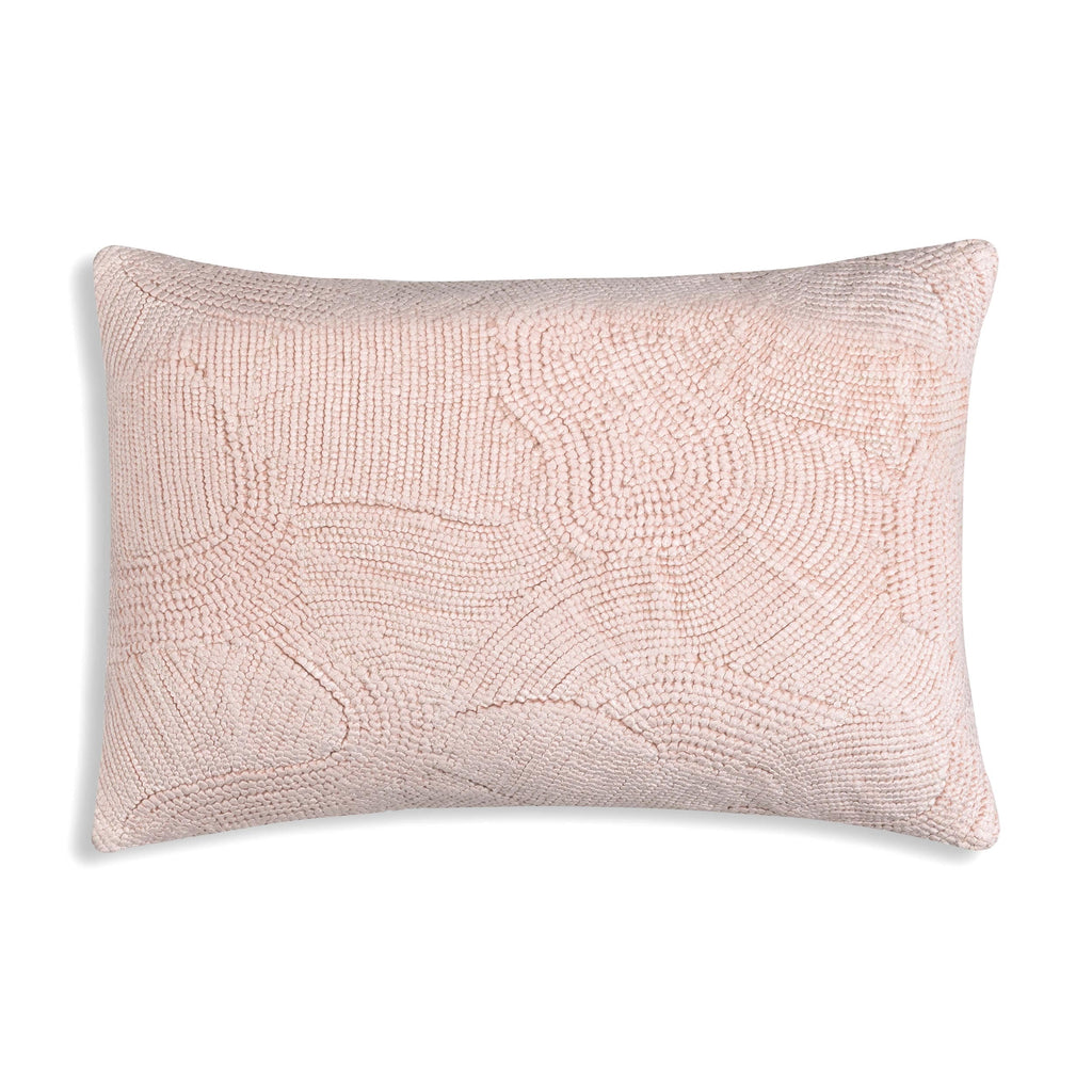 Amaya Lumbar Pillow, Blush High Fashion Home