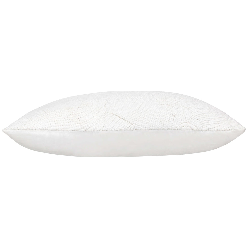 Amaya Lumbar Pillow, Ivory High Fashion Home