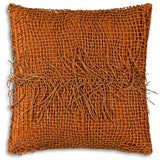 Atlas Tassle Pillow, Rust-Accessories-High Fashion Home