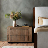 Abaso Nightstand, Rustic Wormwood by Four Hands