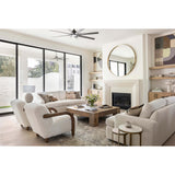 Abaso Coffee Table, Rustic Wormwood Oak by Four Hands