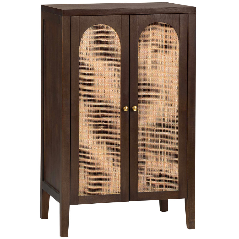 Acadian 2 Door Cabinet, Brown-Furniture - Storage-High Fashion Home
