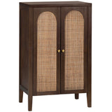 Acadian 2 Door Cabinet, Brown-Furniture - Storage-High Fashion Home