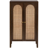 Acadian 2 Door Cabinet, Brown-Furniture - Storage-High Fashion Home