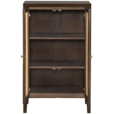 Acadian 2 Door Cabinet, Brown-Furniture - Storage-High Fashion Home