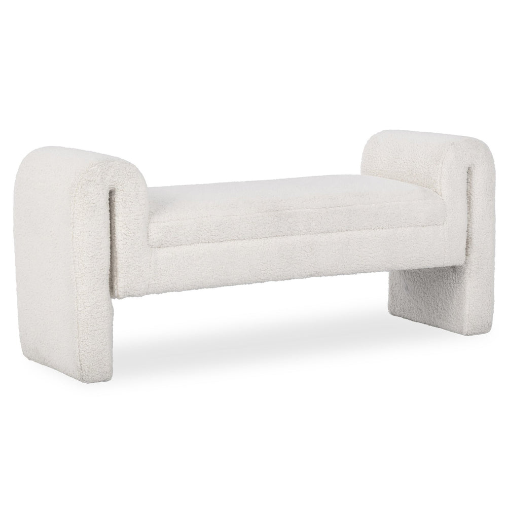 Ada Bench, Ivory Fleece