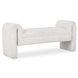 Ada Bench, Ivory Fleece
