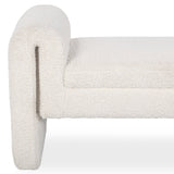 Ada Bench, Ivory Fleece