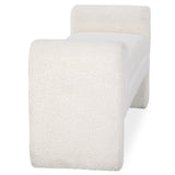 Ada Bench, Ivory Fleece
