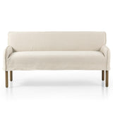 Addington Slipcover Bench, Brussels Natural by Four Hands