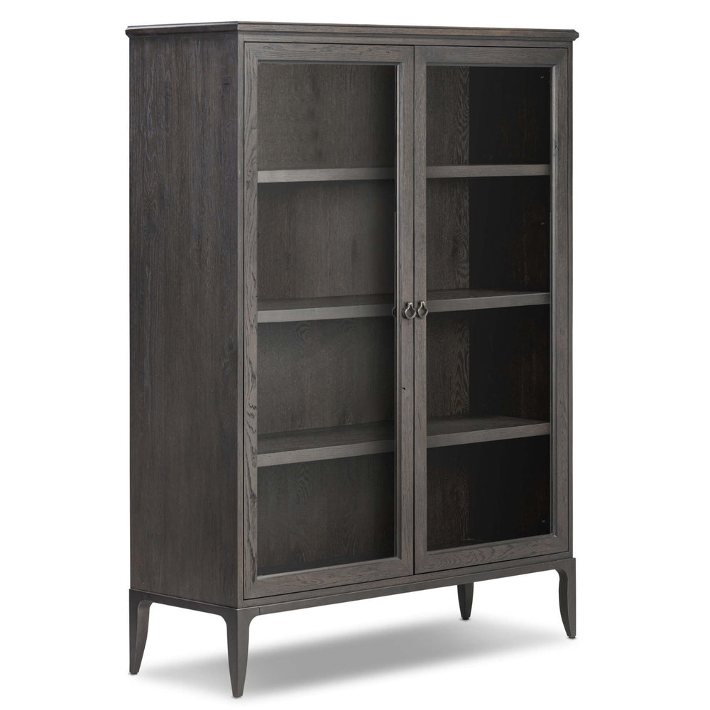 Alden Cabinet, Worn Black Oak by Four Hands-Furniture - Storage-High Fashion Home