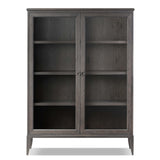 Alden Cabinet, Worn Black Oak by Four Hands-Furniture - Storage-High Fashion Home