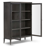 Alden Cabinet, Worn Black Oak by Four Hands-Furniture - Storage-High Fashion Home