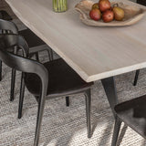 Amare Leather Dining Chair, Sonoma Black, Set of 2 by Four Hands