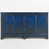 Amherst 4 Door Cabinet, Royal Blue-Furniture - Storage-High Fashion Home