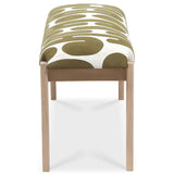 Arielle Bench, Olive/White-Furniture - Benches-High Fashion Home