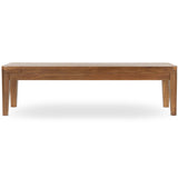 Arno Bench, Amber Brown-Furniture - Benches-High Fashion Home