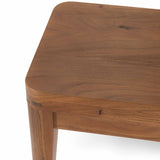 Arno Bench, Amber Brown-Furniture - Benches-High Fashion Home