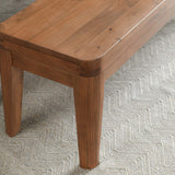 Arno Bench, Amber Brown-Furniture - Benches-High Fashion Home